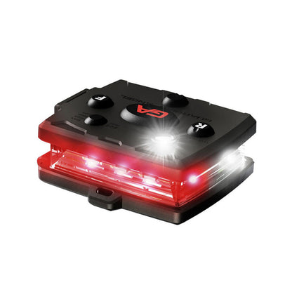 Micro Series White/Red Wearable Safety Light