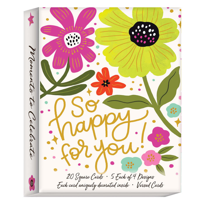 Moments to Celebrate | Square Congratulation Cards by Crown Point Graphics