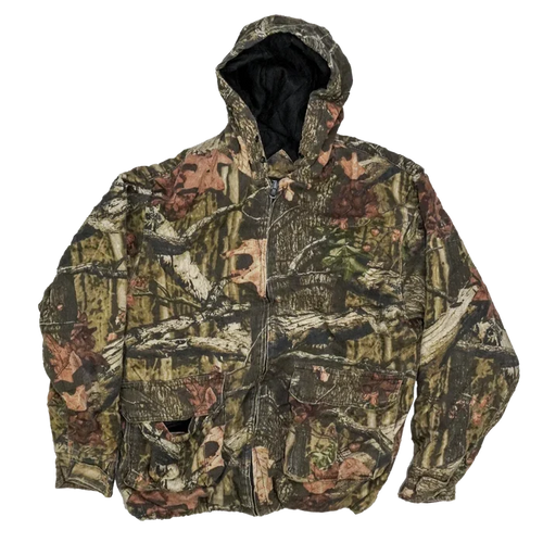 Mossy Oak Break Up Camo Lined Jacket - Medium - Army & Outdoors - Field Jackets