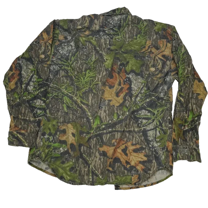 Mossy Oak Camo Field Shirt - Large - Army & Outdoors - Field Shirts
