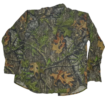 Mossy Oak Camo Field Shirt - Large - Army & Outdoors - Field Shirts