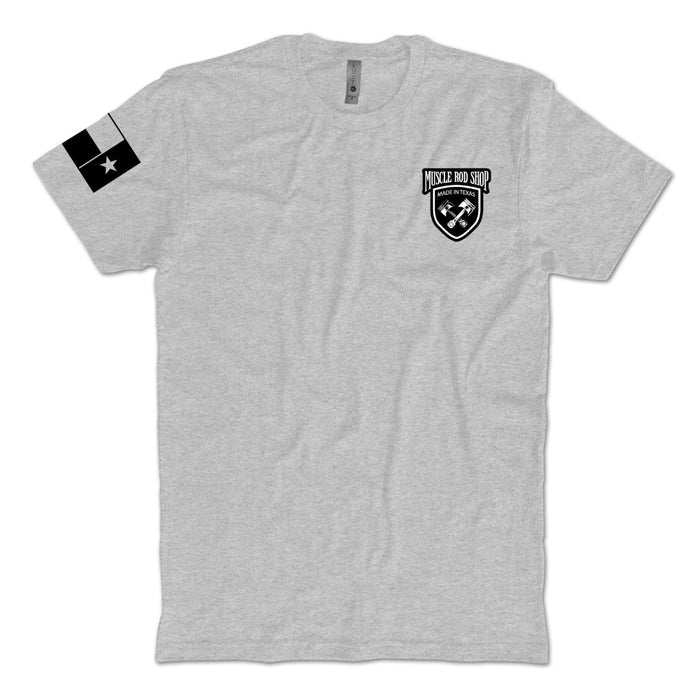 YS / Heather Grey with Black Ink