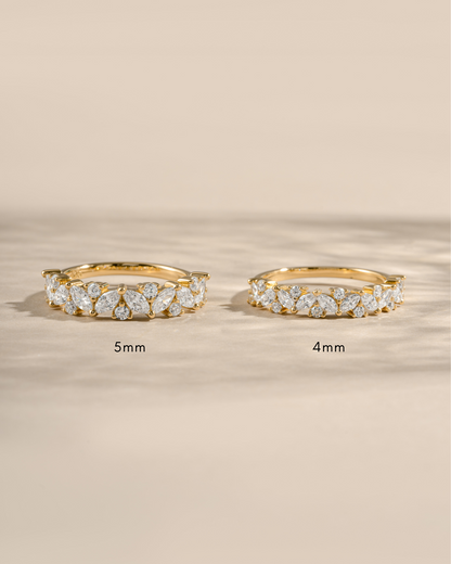4mm Multi Stone Ring