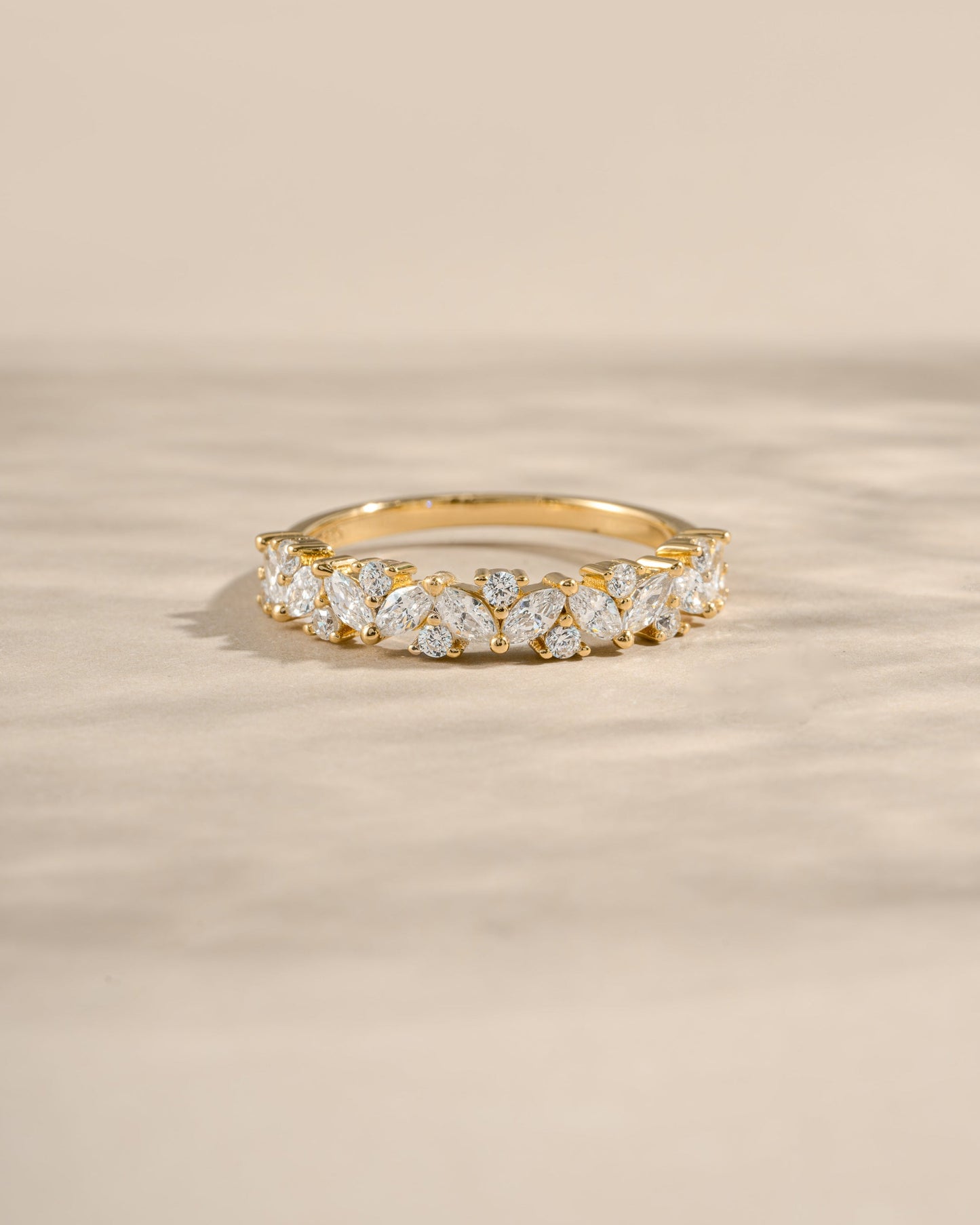 4mm Multi Stone Ring