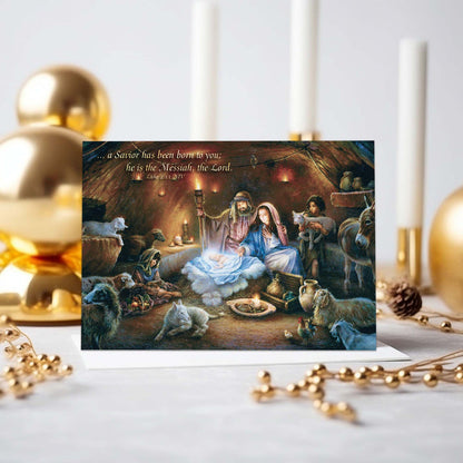 No Room in the Inn | Boxed Christian Christmas Cards, 18 Count