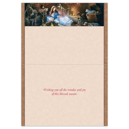 No Room in the Inn | Boxed Christian Christmas Cards, 18 Count