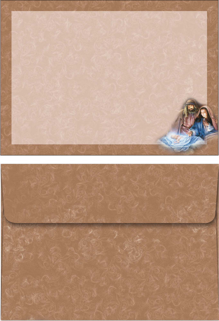 No Room in the Inn | Boxed Christian Christmas Cards, 18 Count