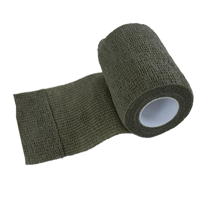 OD Green Cohesive Wrap, unrolled