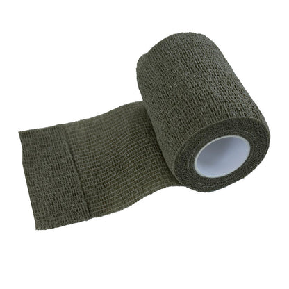 OD Green Cohesive Wrap, unrolled