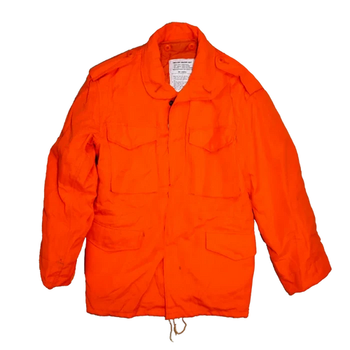 Orange M65 Field Jacket with Liner - Small - Army & Outdoors - Field Jackets