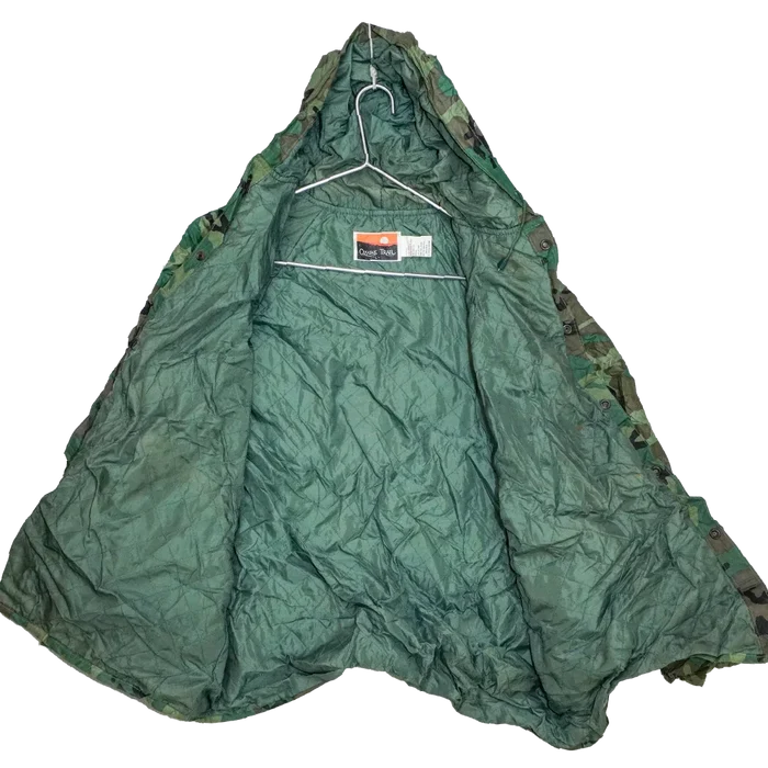 Ozark Trail Woodland PVC Rain Jacket - Large - Army & Outdoors - Rain Jackets