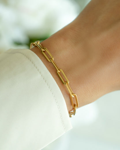 Amanda Paperclip Bracelet