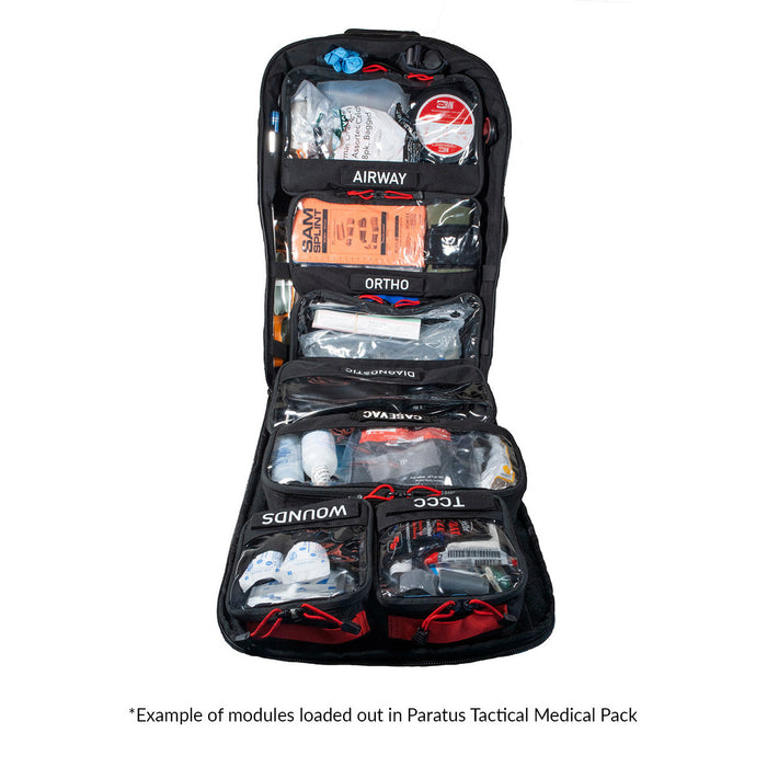 Paratus Med Modules loaded inside Paratus Medical Bag