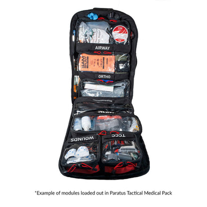 Paratus Med Modules loaded inside Paratus Medical Bag