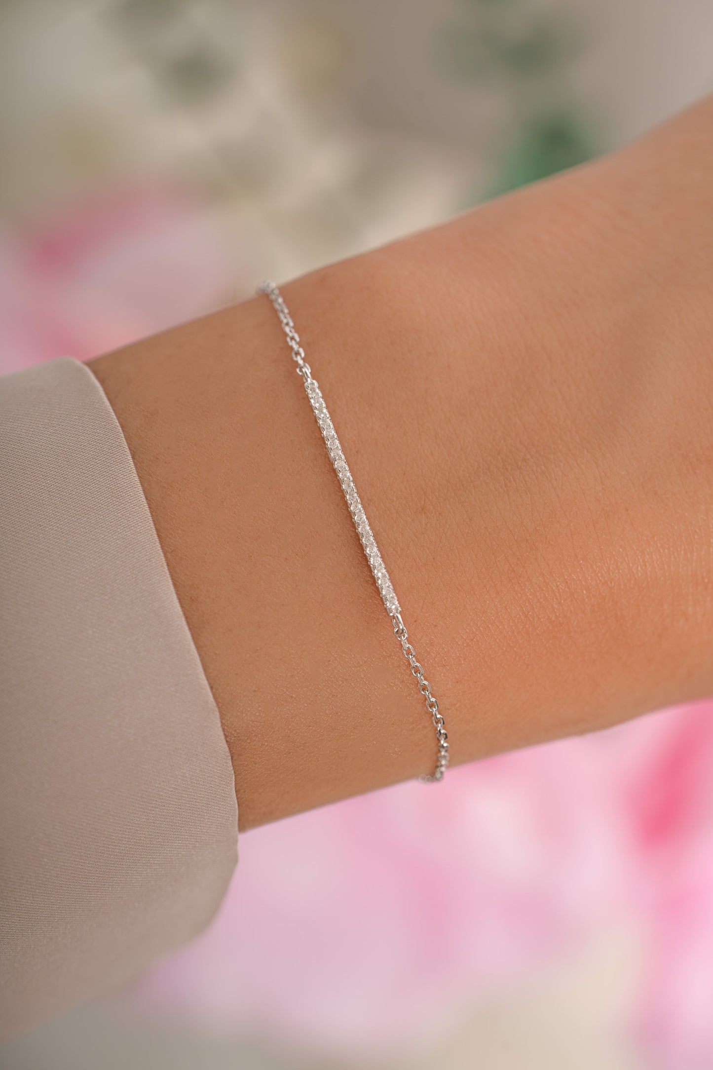 Pavé Bar Bracelet