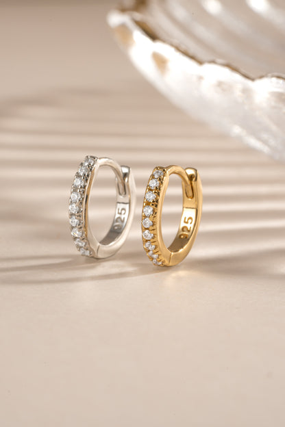 6mm CZ Huggie Hoops
