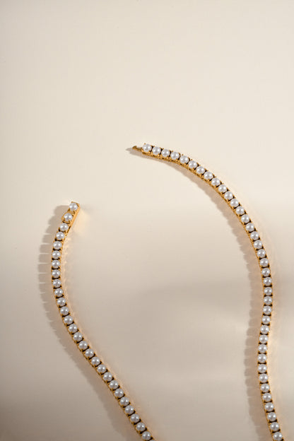 Pearl Tennis Necklace