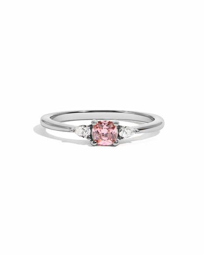 Pink Cushion Ring