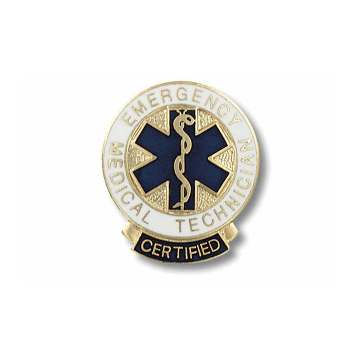 Certified EMT Star of Life Pin