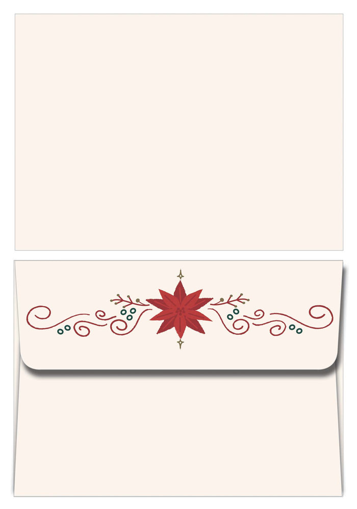 Matching printed envelope