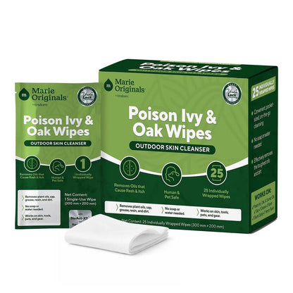 Poison Ivy & Oak Wipes (25 Sachets)