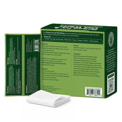 Poison Ivy & Oak Wipes (25 Sachets)