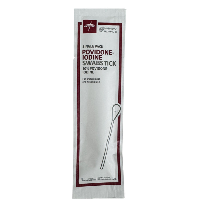 Povidone Iodine Swab Sticks, front