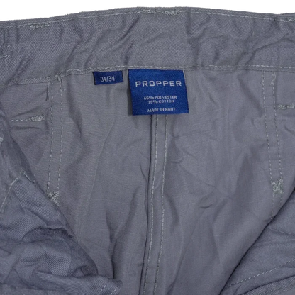 Propper Grey Tactical Trousers - 34x34, Medium - Army & Outdoors - Combat Trousers
