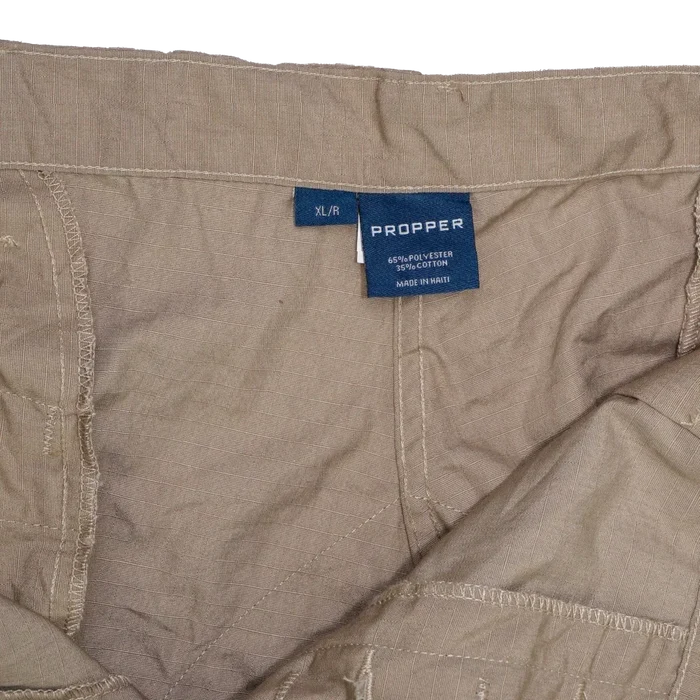 Propper Khaki Ripstop BDU Trousers - XLarge - Army & Outdoors - Combat Trousers