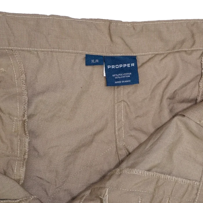 Propper Khaki Ripstop BDU Trousers - XLarge - Army & Outdoors - Combat Trousers