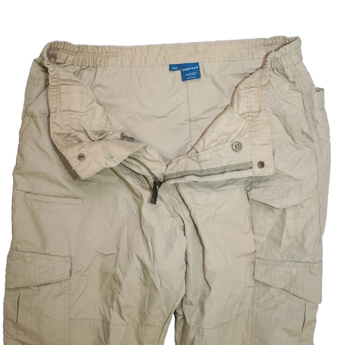 Propper Khaki Tactical Trousers - 44x30, 2XLarge - Army & Outdoors - Combat Trousers