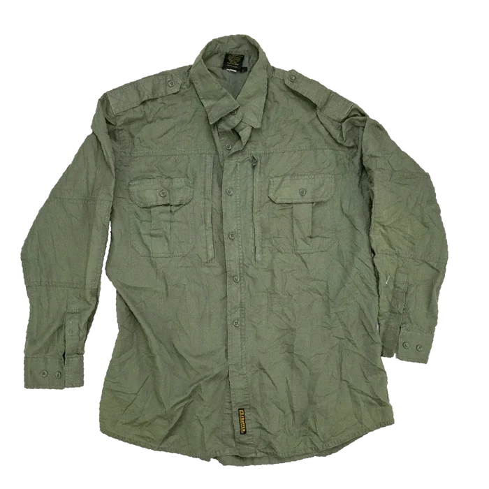 Propper Olive Drab Long Sleeve Tactical Shirt - Large - Army & Outdoors - Field Shirts