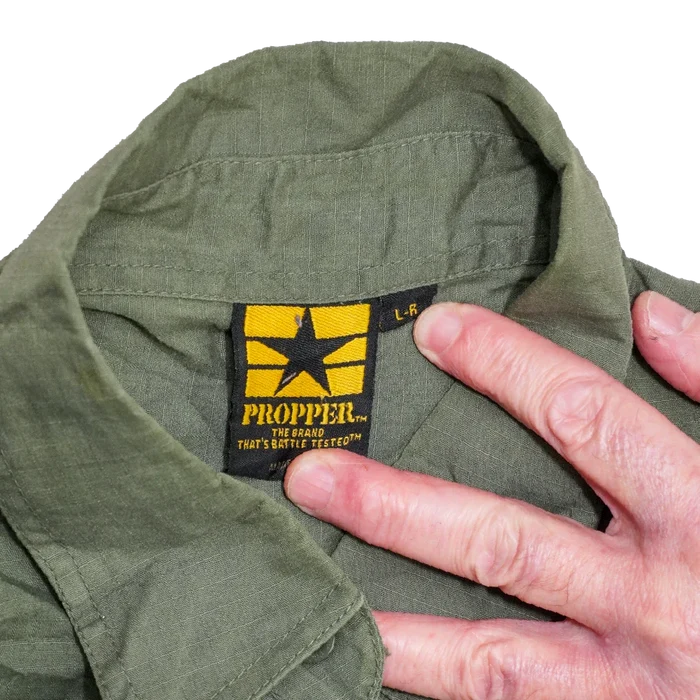 Propper Olive Drab Long Sleeve Tactical Shirt - Large - Army & Outdoors - Field Shirts