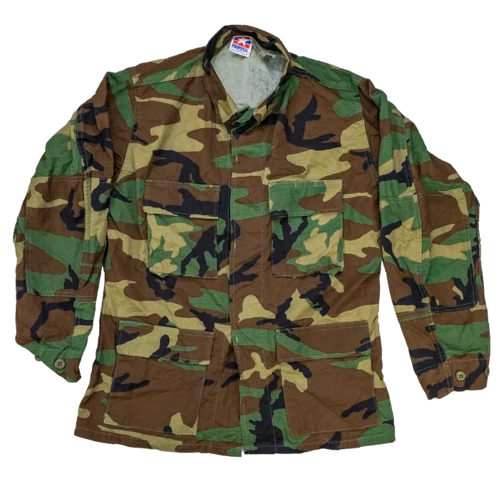 Propper Woodland Ripstop BDU Shirt - Medium - Army & Outdoors - Field Shirts