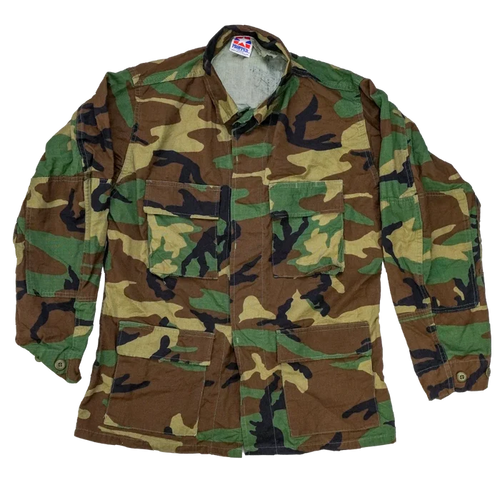 Propper Woodland Ripstop BDU Shirt - Medium - Army & Outdoors - Field Shirts