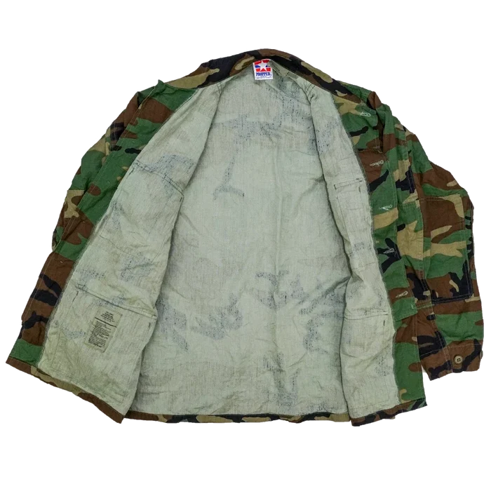 Propper Woodland Ripstop BDU Shirt - Medium - Army & Outdoors - Field Shirts