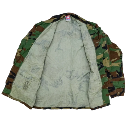 Propper Woodland Ripstop BDU Shirt - Medium - Army & Outdoors - Field Shirts
