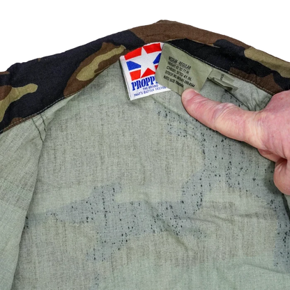 Propper Woodland Ripstop BDU Shirt - Medium - Army & Outdoors - Field Shirts