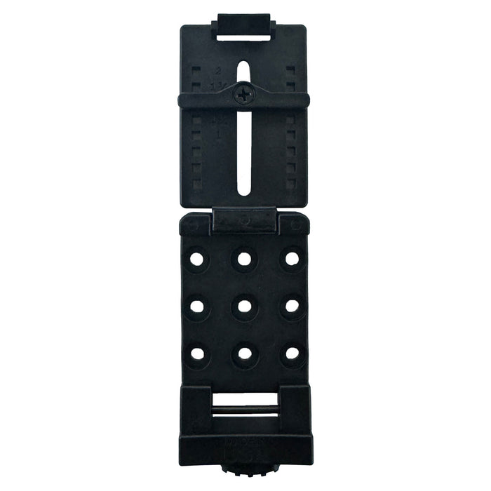 Push-Button Locking Mount, open front
