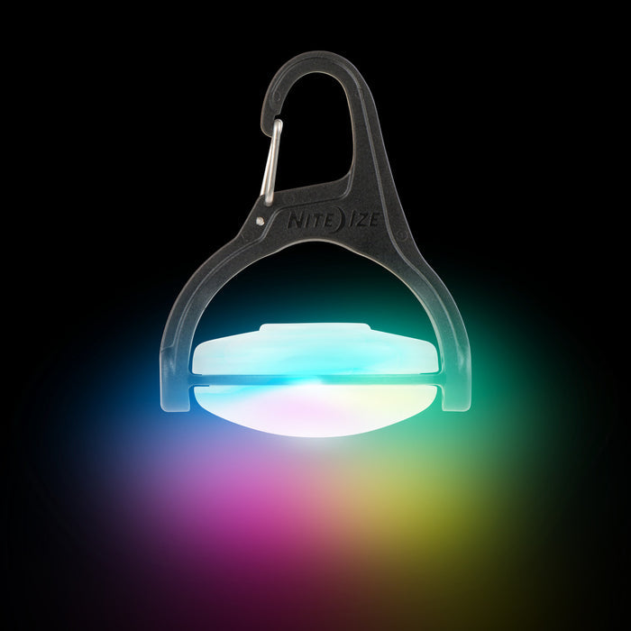 Radiant® Rechargeable Micro Lantern - Disc-O Select™, lit