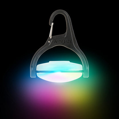 Radiant® Rechargeable Micro Lantern - Disc-O Select™, lit