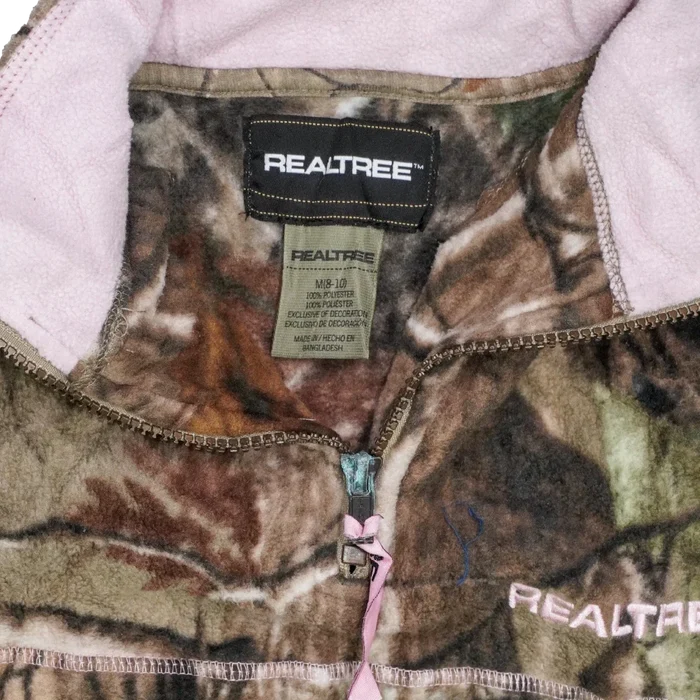 Realtree Women's Camo Fleece Pullover - Medium - Army & Outdoors - Fleeces & Jerseys