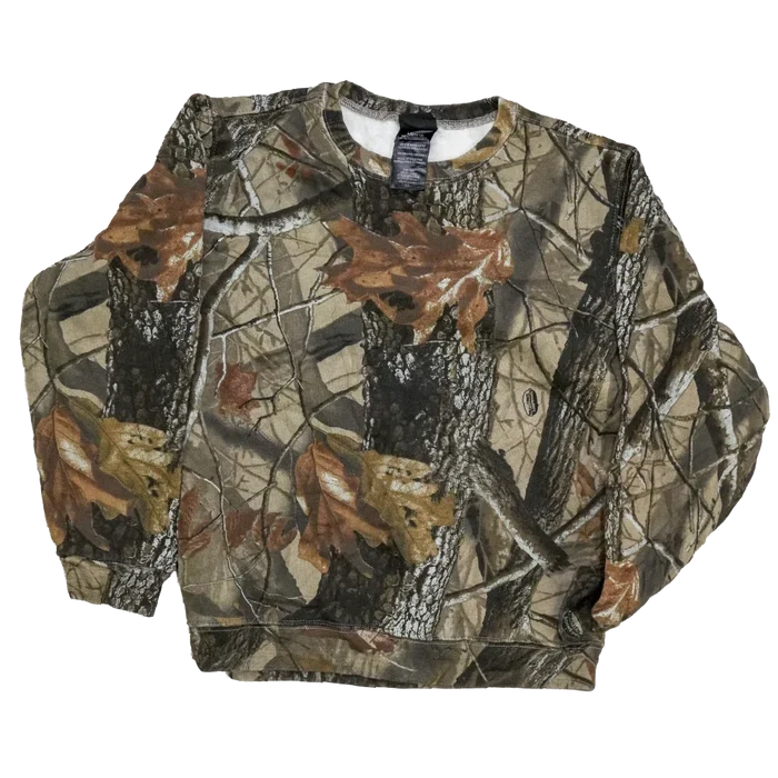 Realtree Women's Camo Sweatshirt - Large - Army & Outdoors - Camouflage T-Shirts