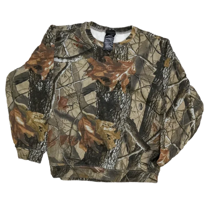 Realtree Women's Camo Sweatshirt - Large - Army & Outdoors - Camouflage T-Shirts