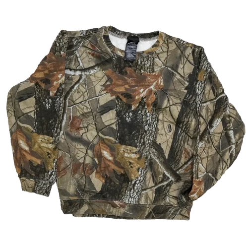 Realtree Women's Camo Sweatshirt - Large - Army & Outdoors - Camouflage T-Shirts