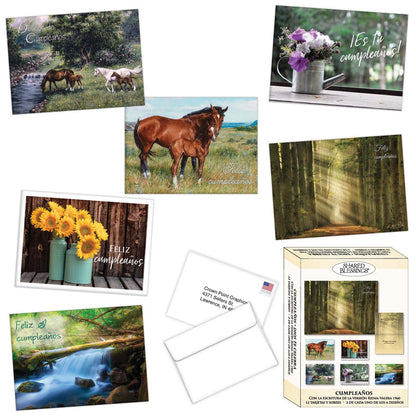 Religious Birthday Cards with Scripture in Spanish | Dios Te Celebra