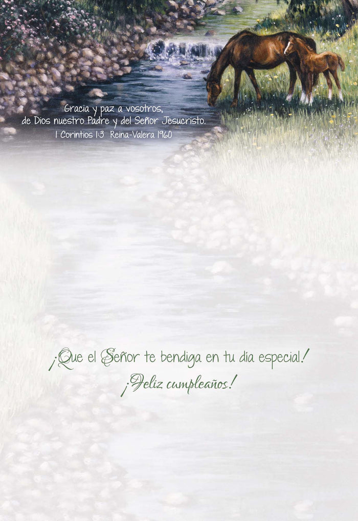 Religious Birthday Cards with Scripture in Spanish | Dios Te Celebra