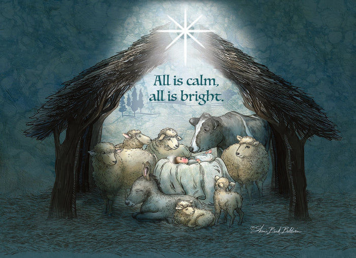 All Is Calm, All is Bright card