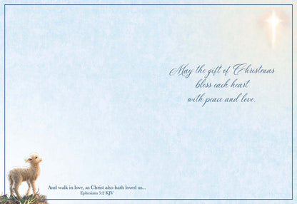 Religious Christmas Cards by Shared Blessings - Holy Family - 12 Assorted Cards with KJV Scripture