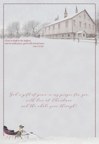Example of a Christmas Card -Christmas Peace